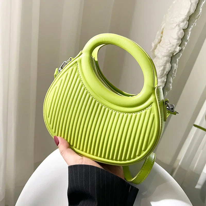 Ella Plisseret Skuldertaske