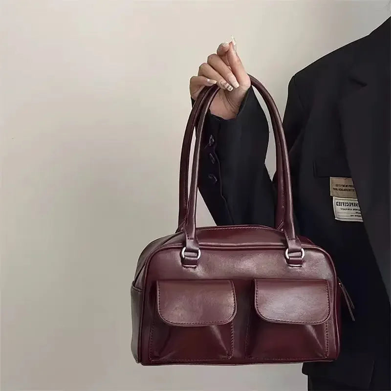 Vintage Elegant Kvinders Erhvervsskuldertaske