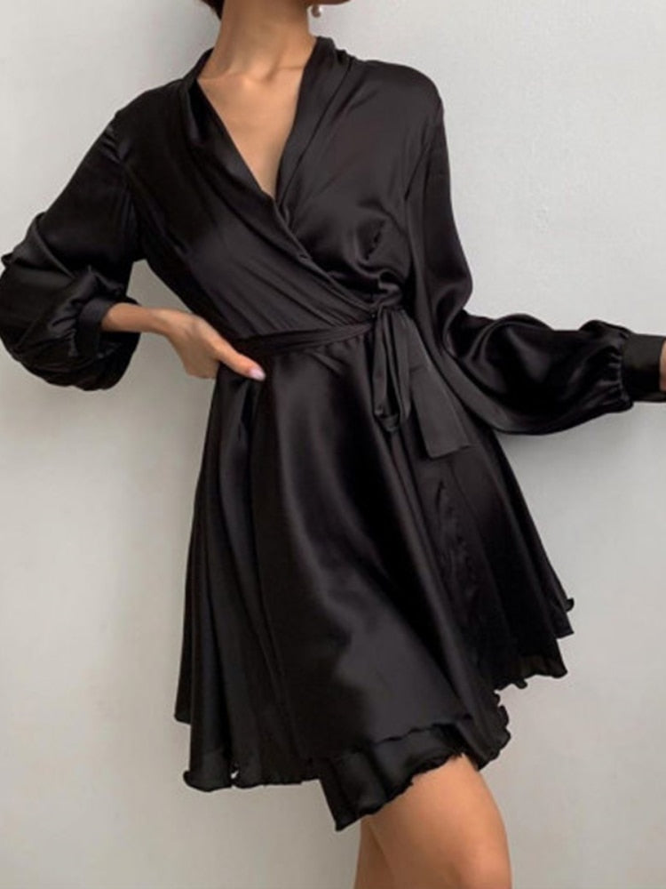 Devako Sascha | Chic satin-kjole