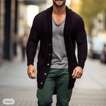 Nathan - Strikket Cardigan med Tekstur og Knapper