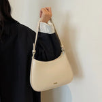 Michelle - Struktureret Læder Crossbody Taske