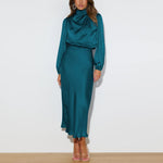 Audra - Elegant langærmet kjole