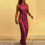 Skinnende jumpsuit til kvinder