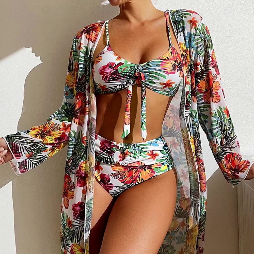Devako Blomstret bikini