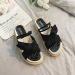 Livia - espadrillesandaler med bånd