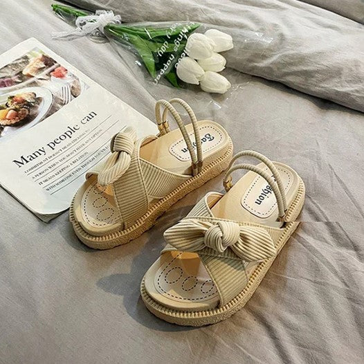 Livia - espadrillesandaler med bånd