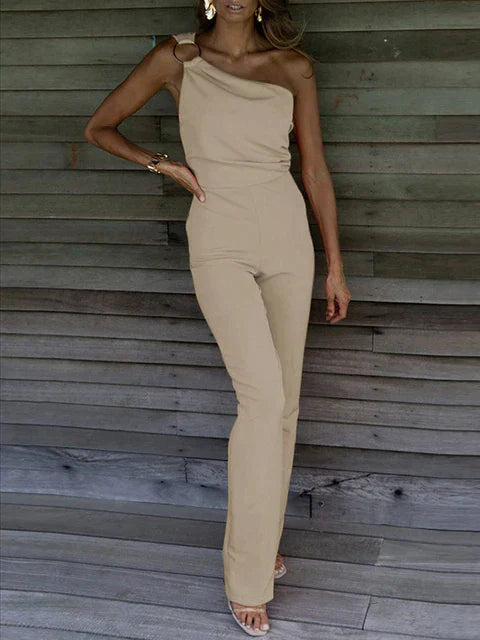 FAITH - Sexet rygløs jumpsuit uden ærmer