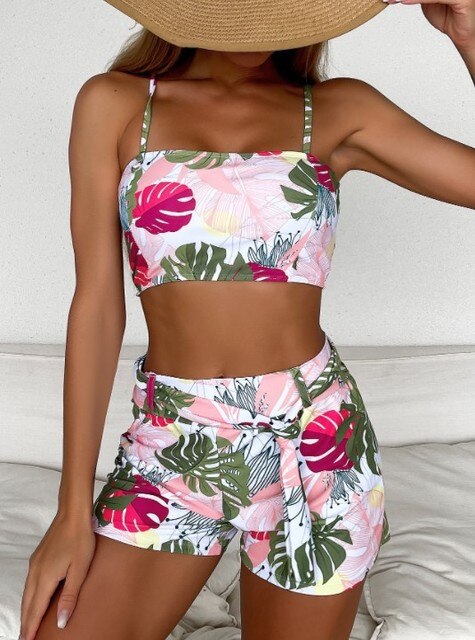 EMERY - Strandtøj med blomsterprint