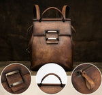 Loyola Leather Convertible Backpack & Shoulder Bag til kvinder - One Size