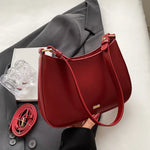 Michelle - Struktureret Læder Crossbody Taske