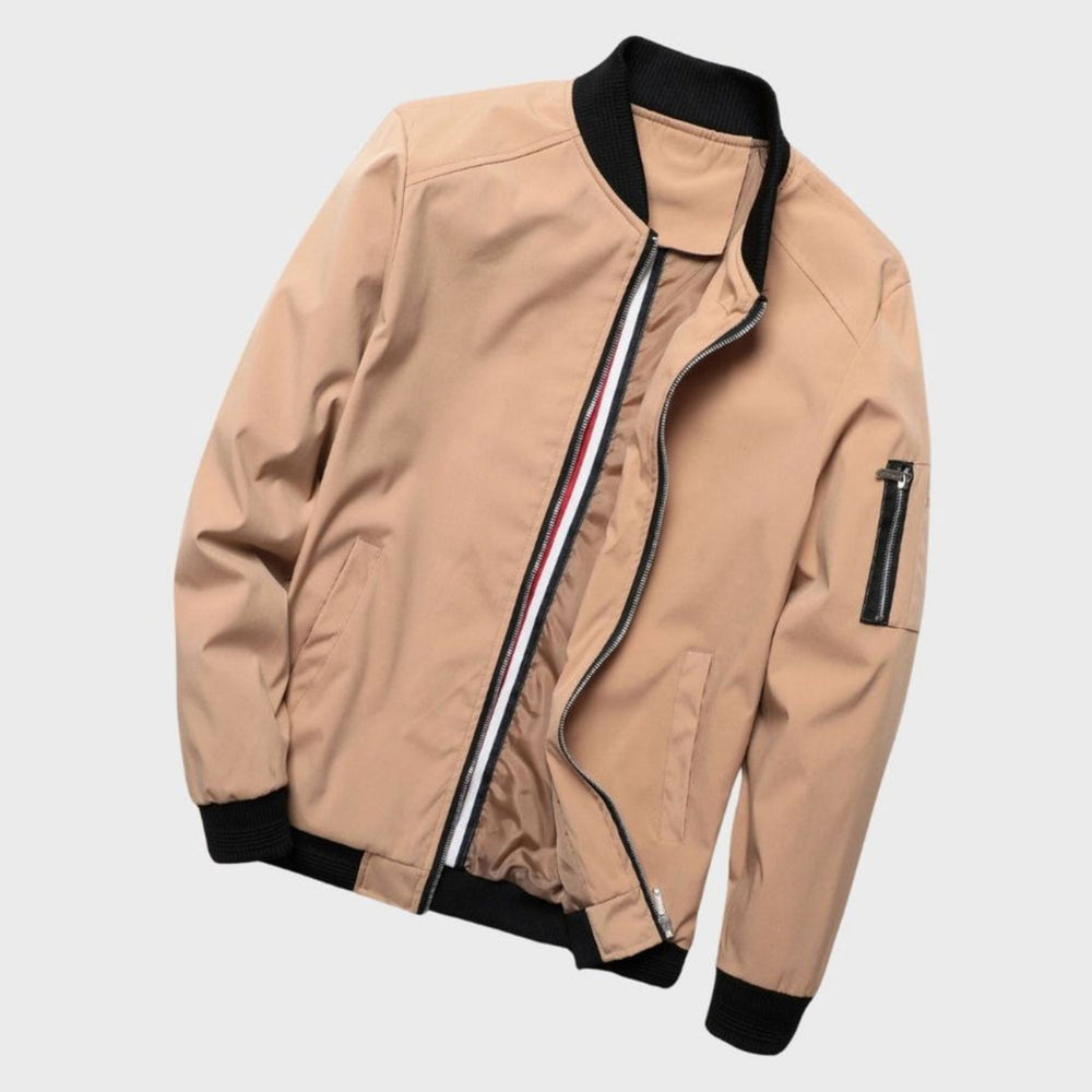 Slim-fit jakke med ærmelommer til mænd