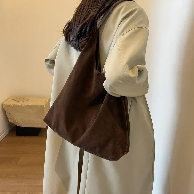 Edna - Casual og blødt design fløjlsbukser taske