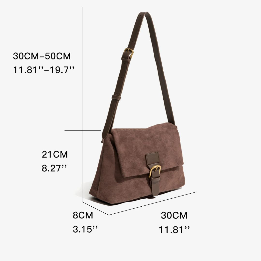 Esme Suede Shoulder Bag