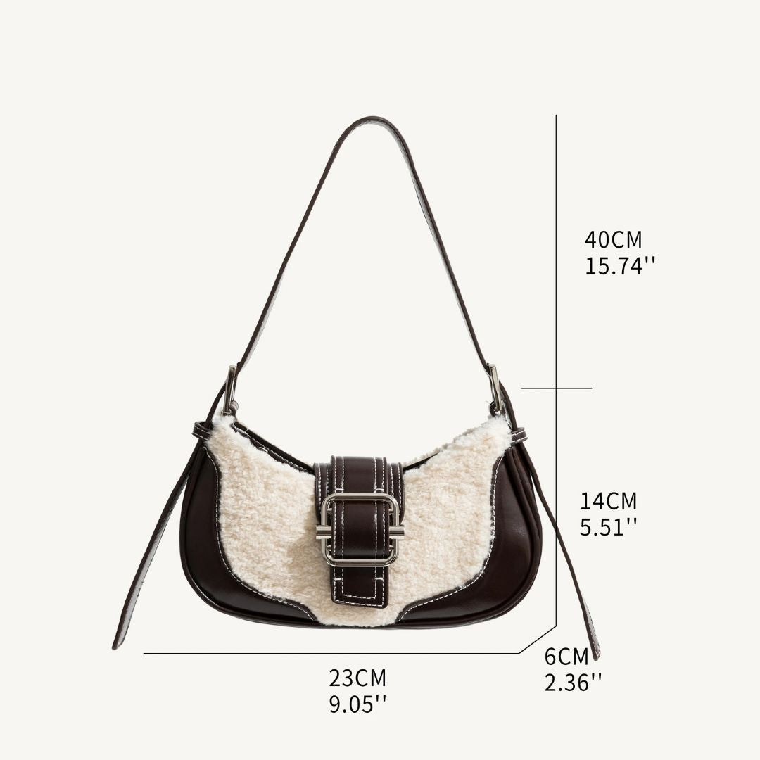 Amber Faux Fur Shoulder Bag