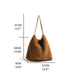José Faux Fur Shoulder Bag