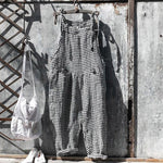 HARPER - Stribet baggy jumpsuit i vintagelook