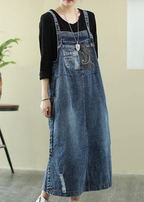 Colette - Denimblå tunikakjole