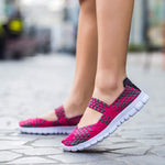 Aurora - Levende vævede slip-on sandaler
