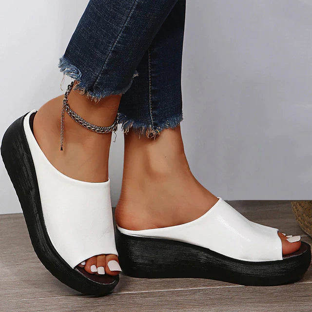 Julia - Ortopædiske peep toe-sandaler til kvinder