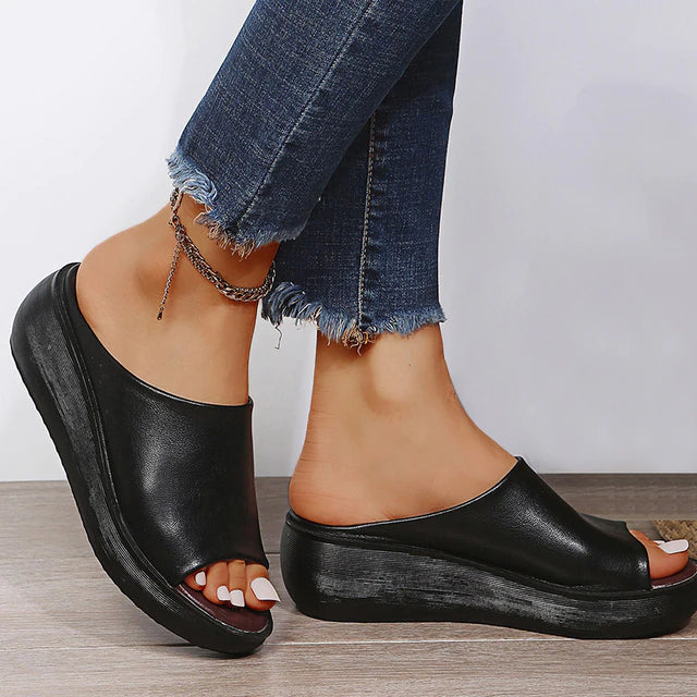 Julia - Ortopædiske peep toe-sandaler til kvinder