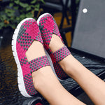 Aurora - Levende vævede slip-on sandaler