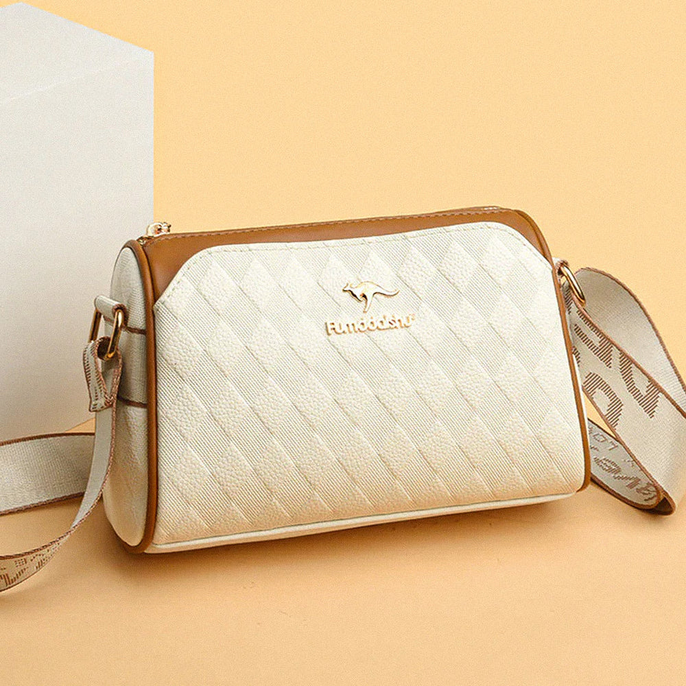 Andersen Crossbody Taske - Med moderigtigt diamantmønster