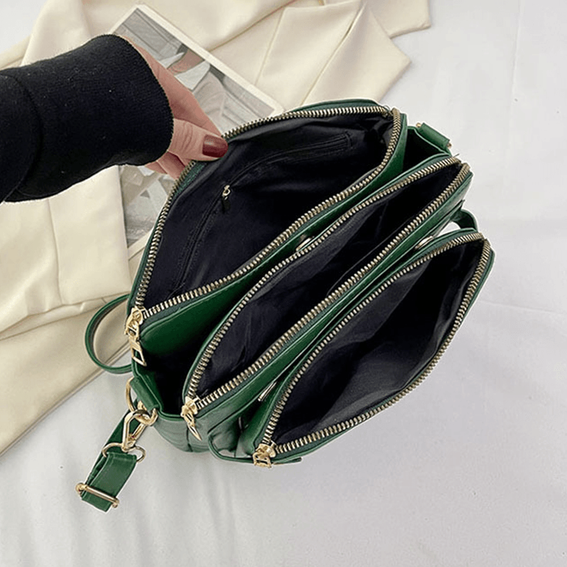 Crossbody-skuldertasker i læder - Scarlet