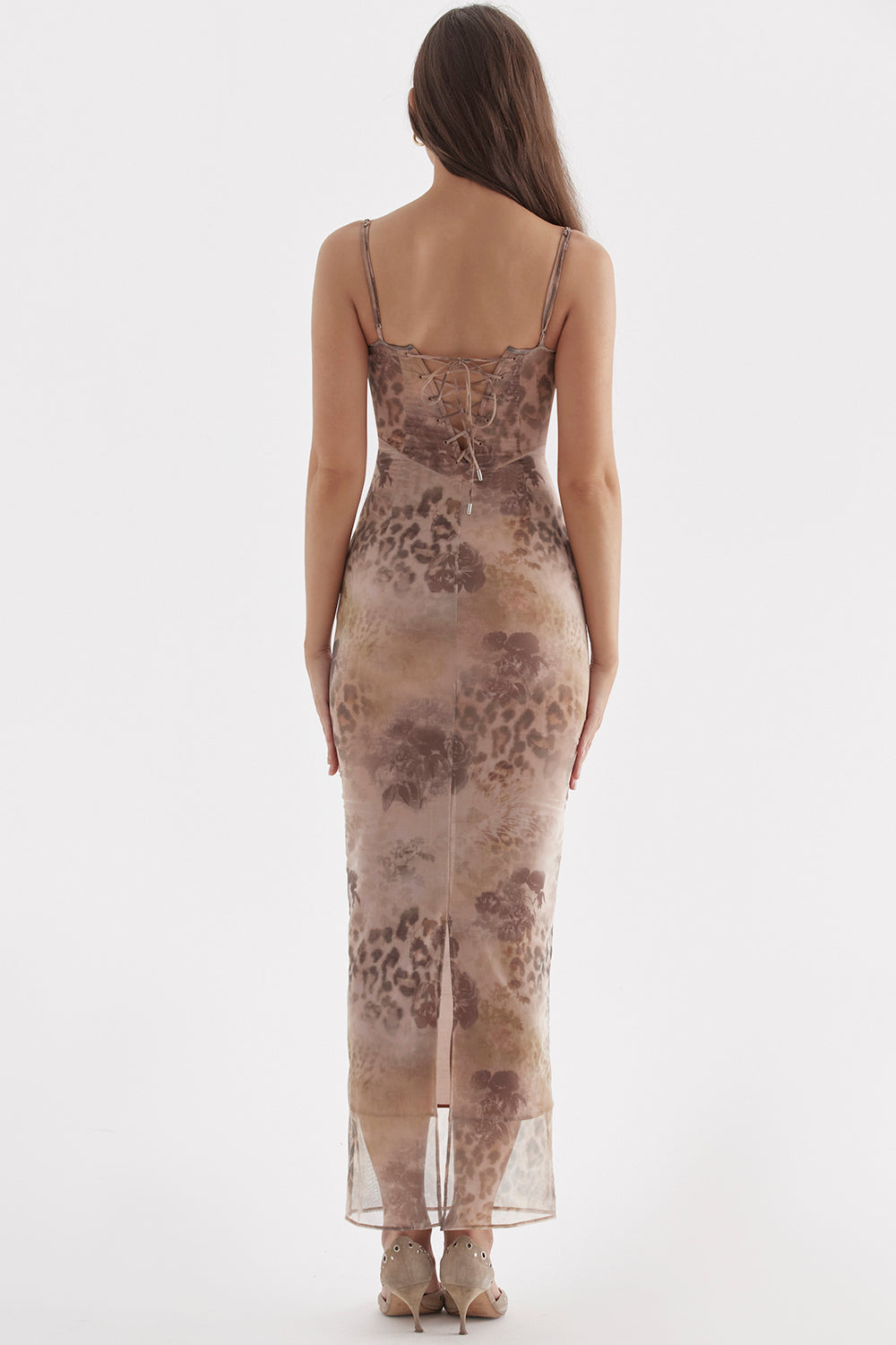 Blonde Maxi Kjole | Figursyet & Elegant | Perfekt til Aftenen