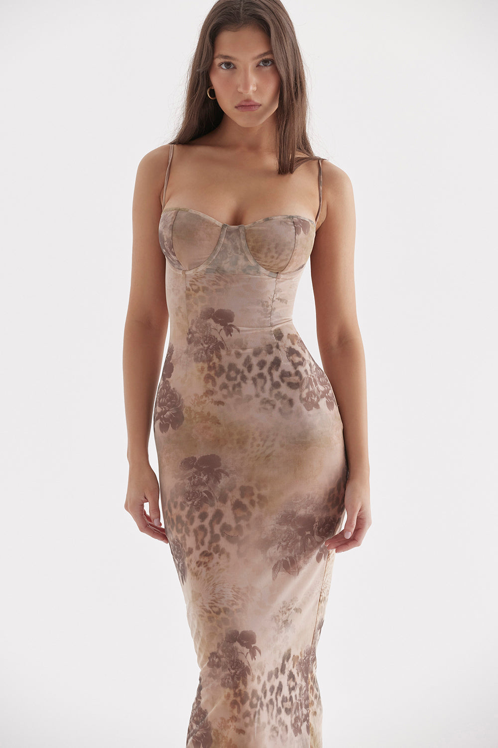 Blonde Maxi Kjole | Figursyet & Elegant | Perfekt til Aftenen