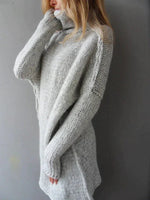 Alexis - Oversized grå sweater