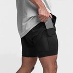 Åndbare fitnessshorts med lommer | Komfortable og elastiske!