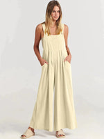 Annelies | Elegant ensfarvet jumpsuit