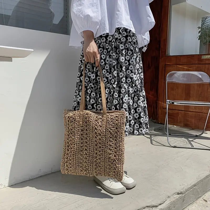 Dewi Woven Beach Bag