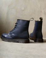 Unisex Læderstøvler - Ankelhøje Snørestøvler - Komfortabel Slidsål - Robust Design