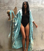 Beach Cover Up for Swimwear Women's Tie Dye Kimono