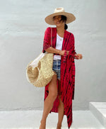 Beach Cover Up for Swimwear Women's Tie Dye Kimono