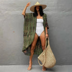 Beach Cover Up for Swimwear Women's Tie Dye Kimono