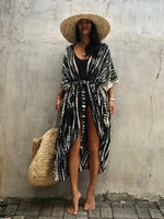 Beach Cover Up for Swimwear Women's Tie Dye Kimono
