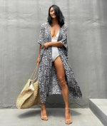 Beach Cover Up for Swimwear Women's Tie Dye Kimono