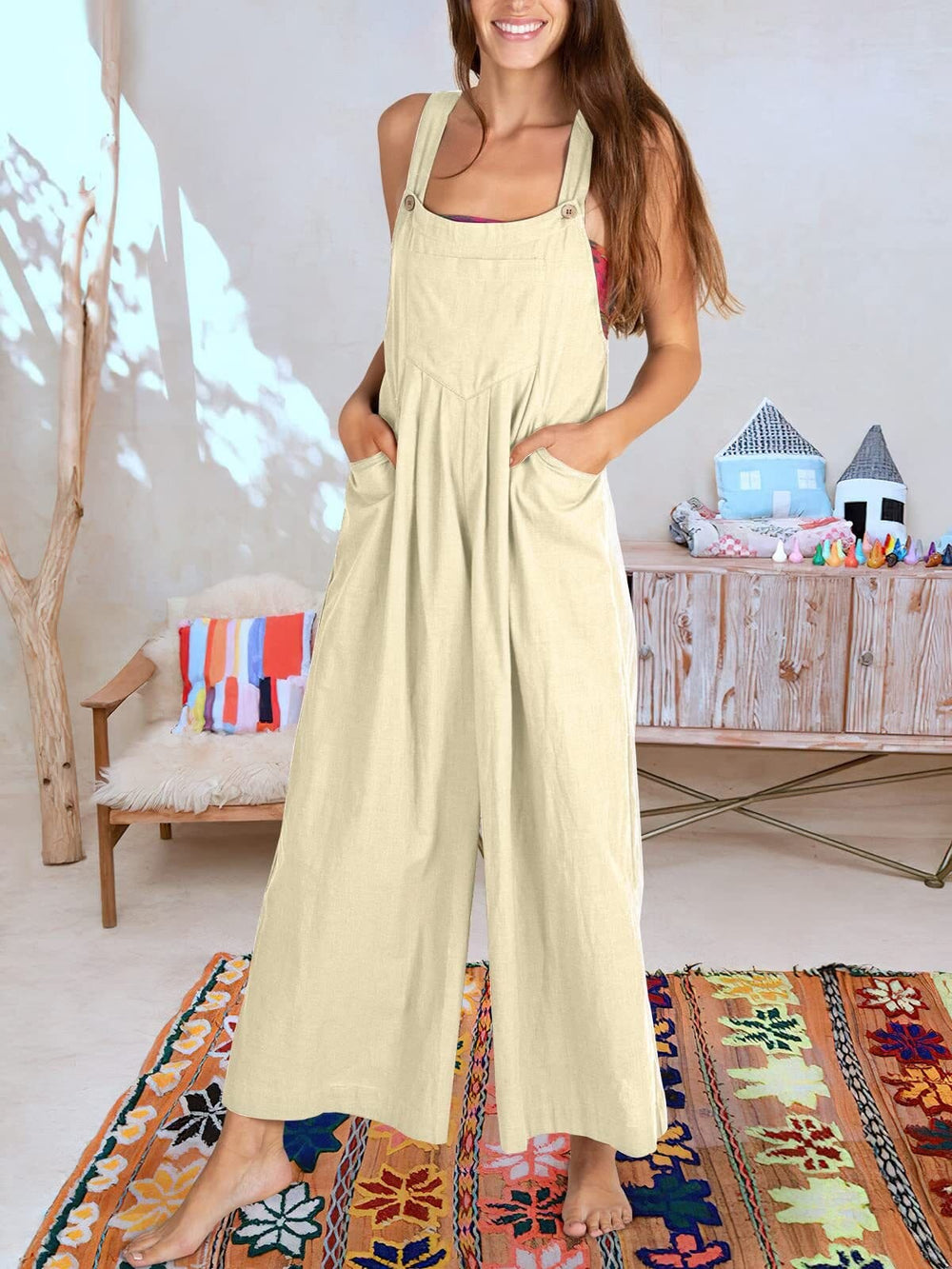 BEATRIZ - Ærmeløs jumpsuit til kvinder