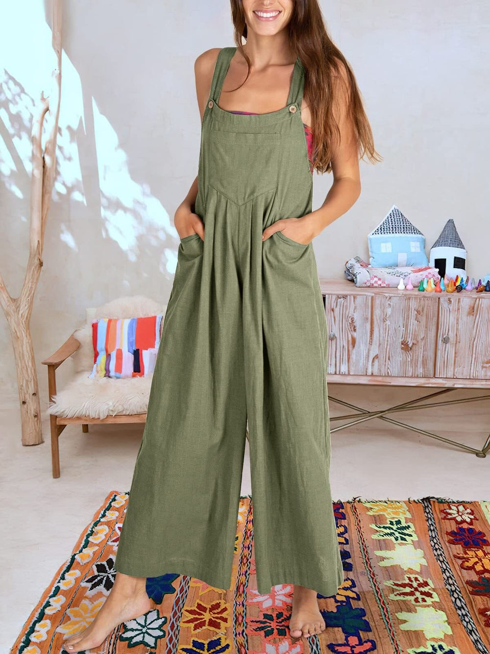 BEATRIZ - Ærmeløs jumpsuit til kvinder