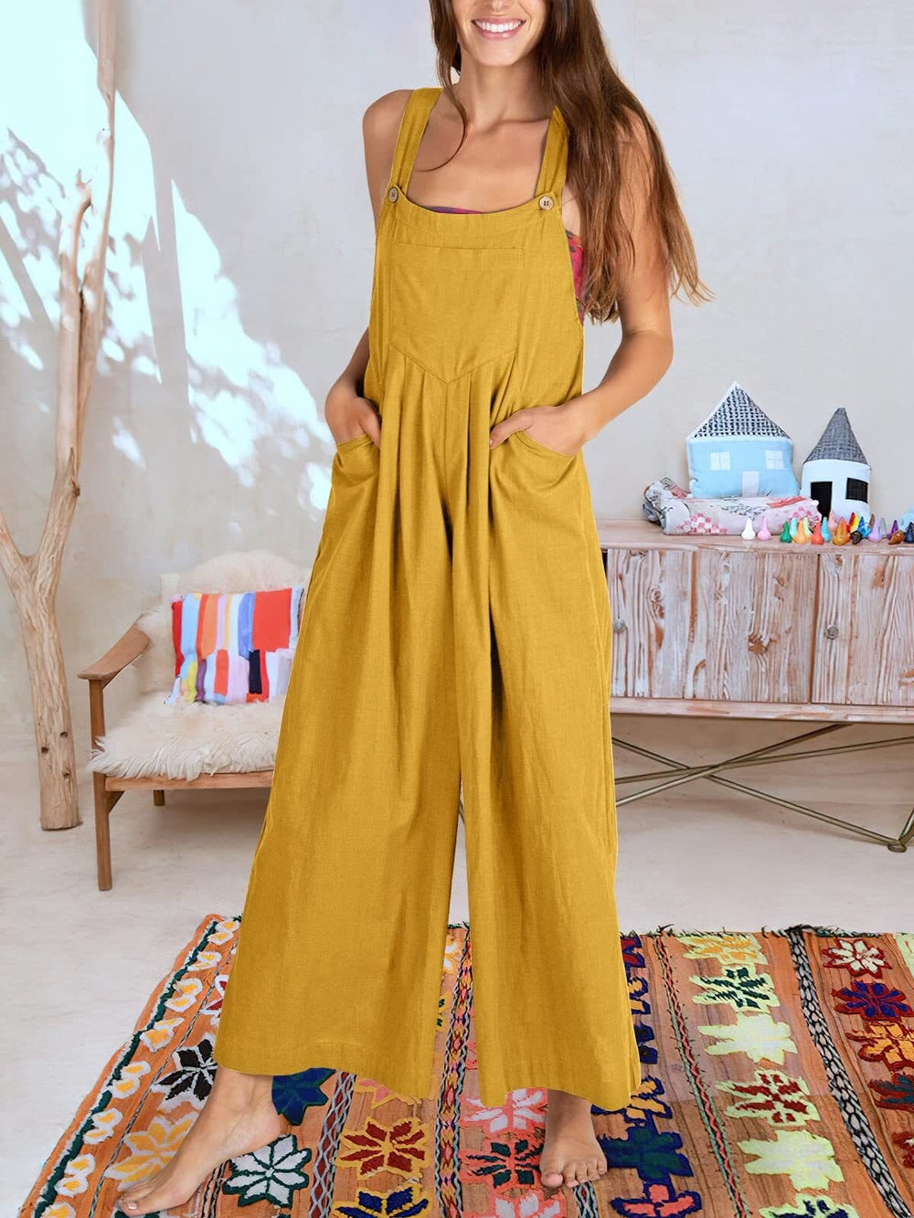 BEATRIZ - Ærmeløs jumpsuit til kvinder