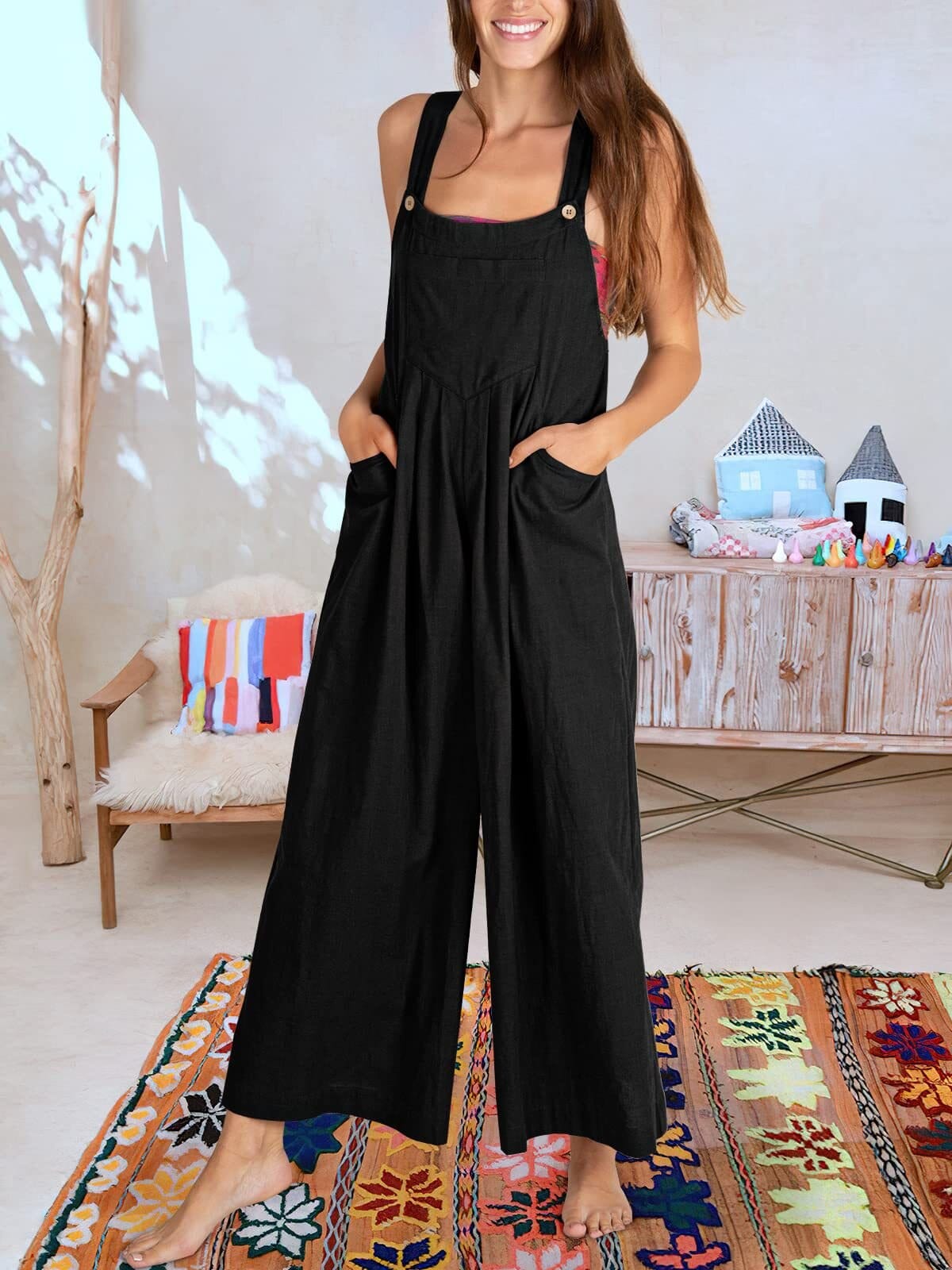 BEATRIZ - Ærmeløs jumpsuit til kvinder