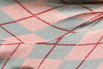BRITTNEY - Vintage diamantmønster striktrøje