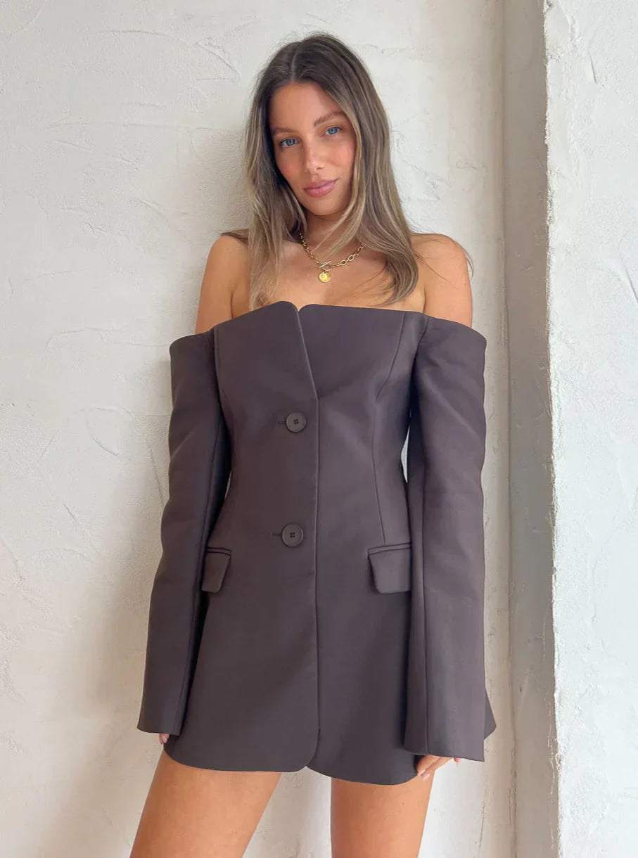 Trudis - Minikjole - Off Shoulder med talje