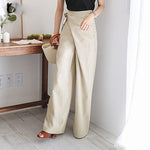 Marjorie | Trendy Højtaljede Wrap Bukser