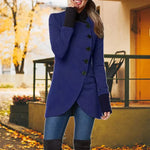 Chic tunika frakke med knapper - Elaine