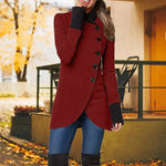 Chic tunika frakke med knapper - Elaine