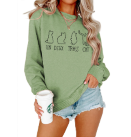 Claire - Sjov Kattesweater