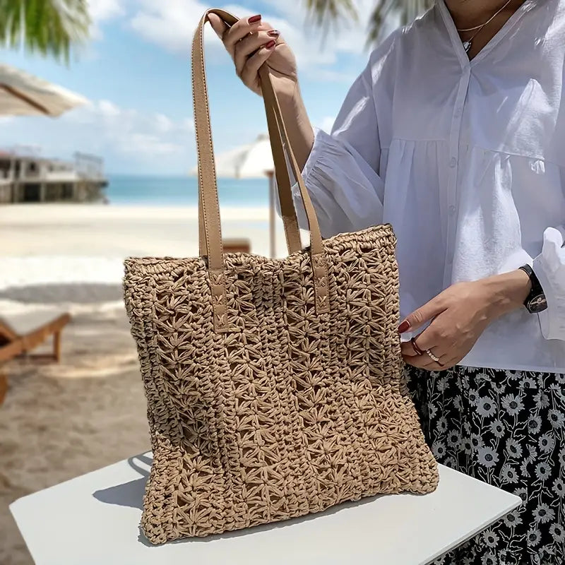 Dewi Woven Beach Bag